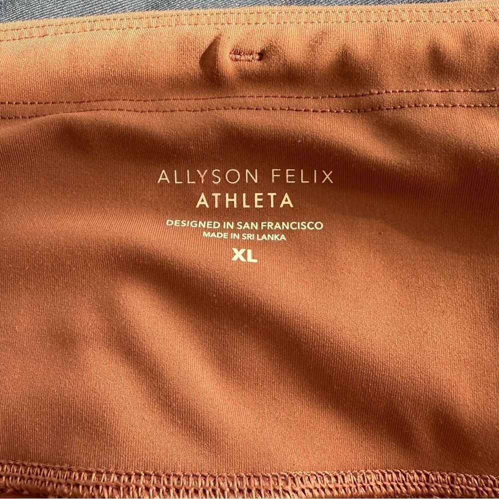 Athleta X Allyson Felix Legend 7/8 Leggings Mauve XL - Picture 5 of 7